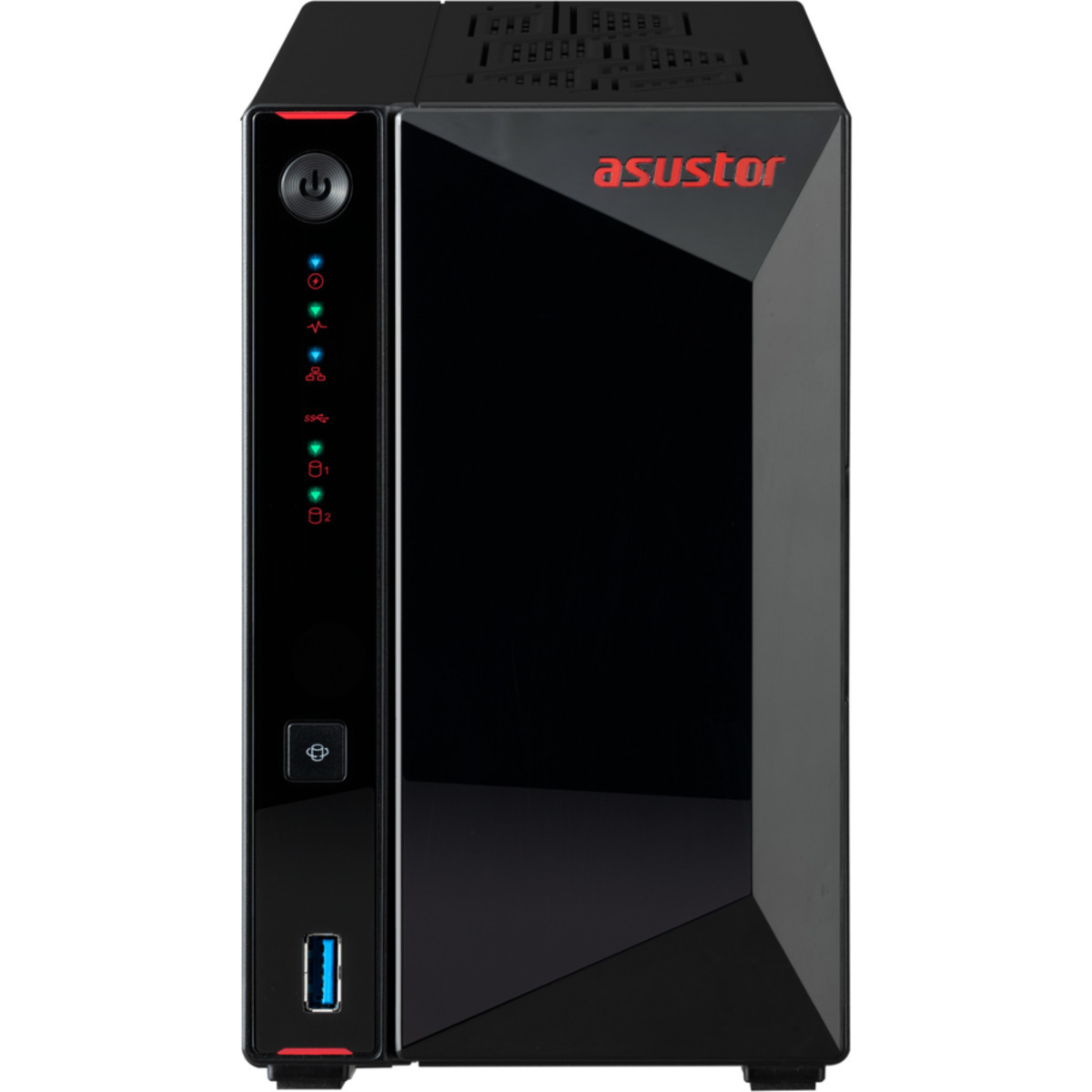 ASUSTOR Nimbustor 2 Gen2 AS5402T 4tb 2-Bay Desktop Multimedia / Power User / Business NAS - Network Attached Storage Device 1x4tb Seagate IronWolf Pro ST4000NT001 3.5 7200rpm SATA 6Gb/s HDD NAS Class Drives Installed - Burn-In Tested - FREE RAM UPGRADE Nimbustor 2 Gen2 AS5402T