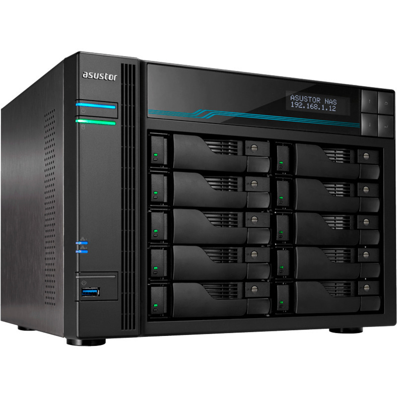 ASUSTOR AS6510T Lockerstor 10 10-Bay NAS - Network Attached Storage Device Burn-In Tested Configurations - FREE RAM UPGRADE