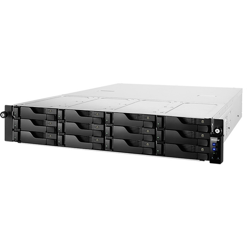 ASUSTOR LOCKERSTOR 12RD AS6512RD 12-Bay NAS - Network Attached Storage Device Burn-In Tested Configurations - FREE RAM UPGRADE