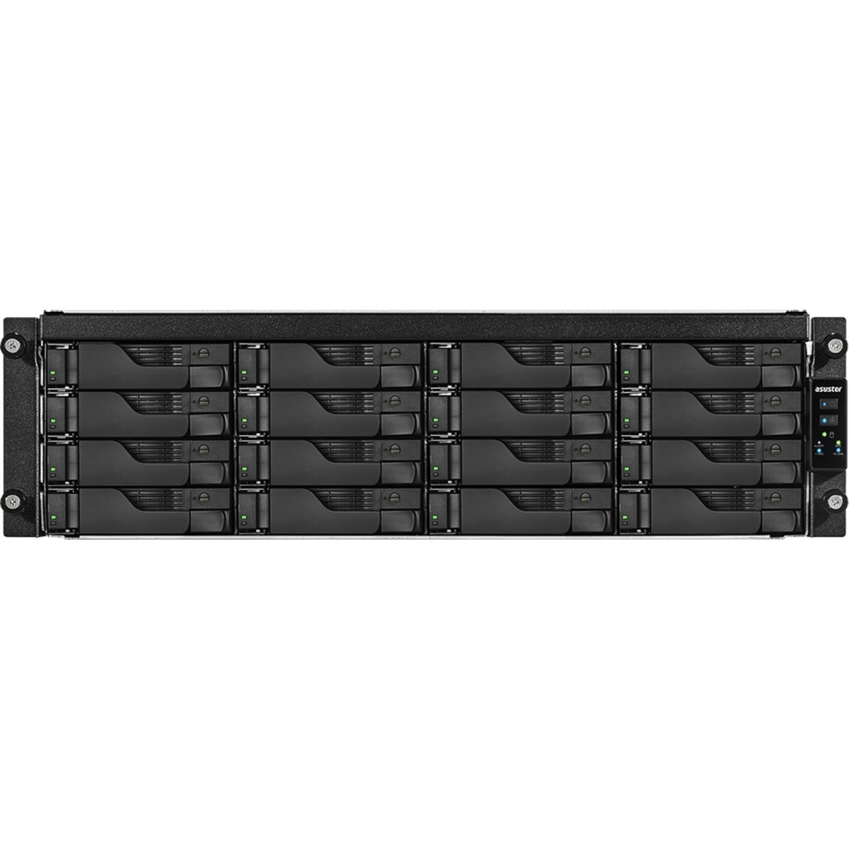 ASUSTOR AS7116RDX Lockerstor 16R Pro 80tb 16-Bay RackMount Large Business / Enterprise NAS - Network Attached Storage Device 10x8tb Seagate IronWolf Pro ST8000NT001 3.5 7200rpm SATA 6Gb/s HDD NAS Class Drives Installed - Burn-In Tested - ON SALE AS7116RDX Lockerstor 16R Pro