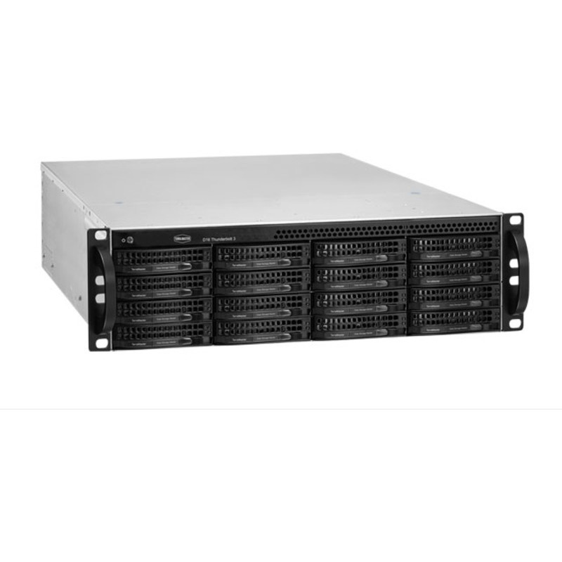 TerraMaster D16 Thunderbolt 3 16-Bay DAS - Direct Attached Storage Device Burn-In Tested Configurations