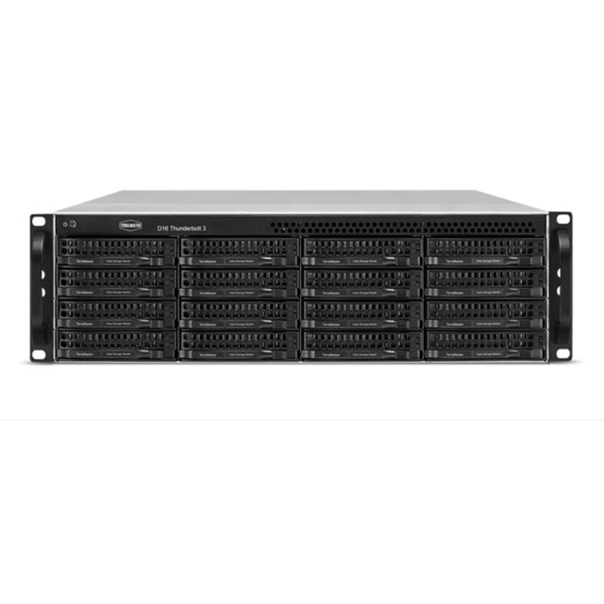 TerraMaster D16 Thunderbolt 3 88tb 16-Bay RackMount Multimedia / Power User / Business DAS - Direct Attached Storage Device 11x8tb Samsung 870 QVO MZ-77Q8T0 2.5 560/530MB/s SATA 6Gb/s SSD CONSUMER Class Drives Installed - Burn-In Tested D16 Thunderbolt 3