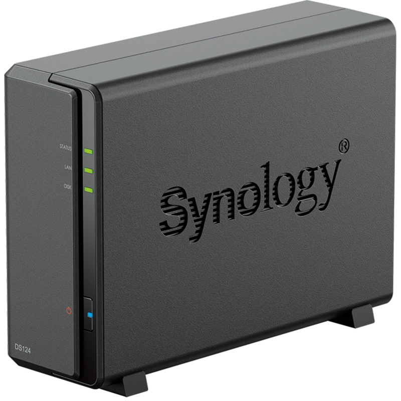 Synology DiskStation DS124 1-Bay NAS - Network Attached Storage Device Burn-In Tested Configurations