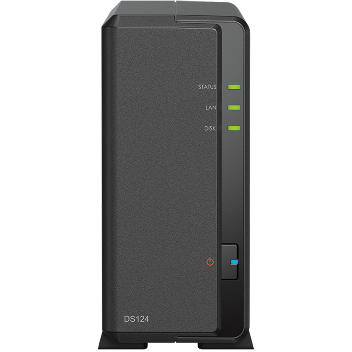 Synology DiskStation DS124 Desktop 1-Bay Personal / Basic Home / Small Office NAS - Network Attached Storage Device Burn-In Tested Configurations DiskStation DS124