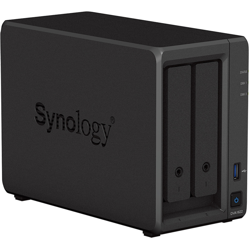 Synology DVA1622 DVR 2-Bay NVR - Network Video Recorder Burn-In Tested Configurations
