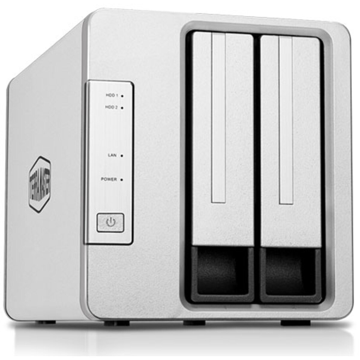 TerraMaster F2-223 6tb 2-Bay Desktop Personal / Basic Home / Small Office NAS - Network Attached Storage Device 1x6tb Seagate IronWolf Pro ST6000NT001 3.5 7200rpm SATA 6Gb/s HDD NAS Class Drives Installed - Burn-In Tested - FREE RAM UPGRADE F2-223