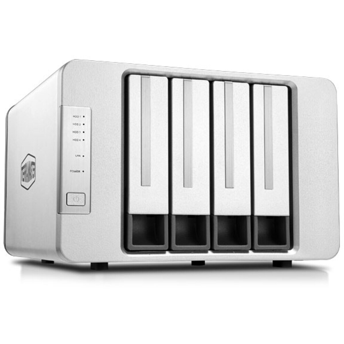 TerraMaster F4-223 12tb 4-Bay Desktop Personal / Basic Home / Small Office NAS - Network Attached Storage Device 3x4tb Seagate IronWolf Pro ST4000NT001 3.5 7200rpm SATA 6Gb/s HDD NAS Class Drives Installed - Burn-In Tested - FREE RAM UPGRADE F4-223