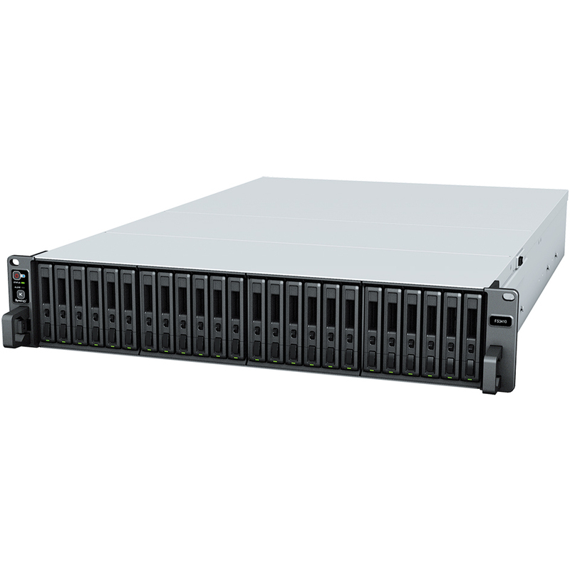Synology FlashStation FS3410 24-Bay NAS - Network Attached Storage Device Burn-In Tested Configurations