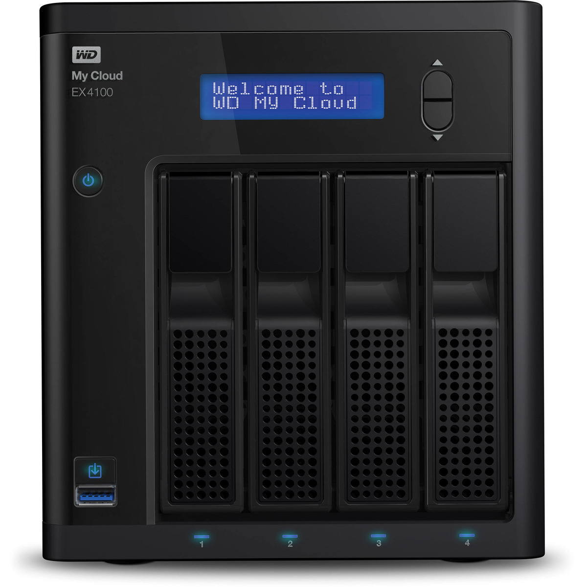 Western Digital My Cloud EX4100 Desktop 4-Bay Personal / Basic Home / Small Office NAS - Network Attached Storage Device Burn-In Tested Configurations My Cloud EX4100