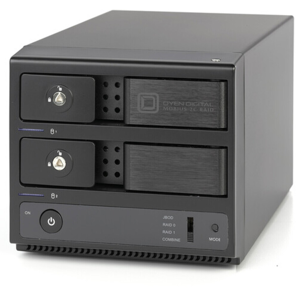 OYEN Mobius 2C 2-Bay USB-C RAID Desktop 2-Bay Multimedia / Power User / Business DAS - Direct Attached Storage Device Burn-In Tested Configurations Mobius 2C 2-Bay USB-C RAID