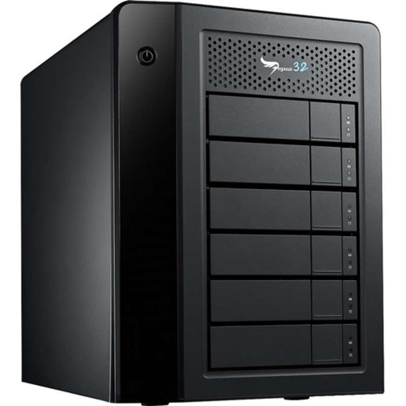 Promise Technology Pegasus32 R6 Thunderbolt 3 6-Bay DAS - Direct Attached Storage Device Burn-In Tested Configurations