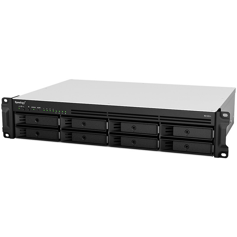 Synology RackStation RS1221+ 8-Bay NAS - Network Attached Storage Device Burn-In Tested Configurations