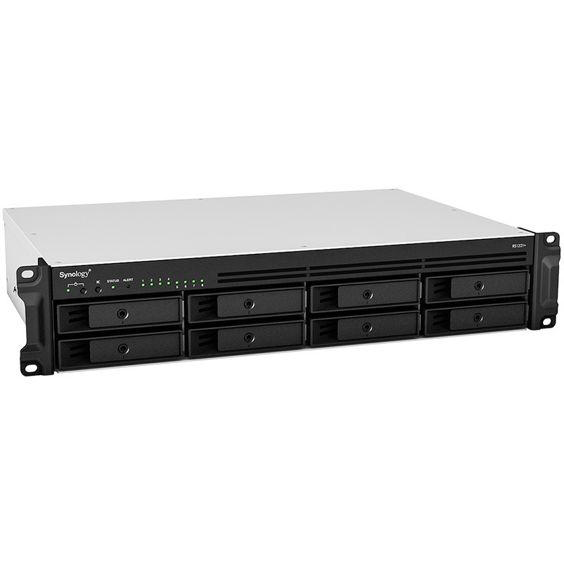 Synology RackStation RS1221+ 8-Bay NAS - Network Attached Storage Device Burn-In Tested Configurations