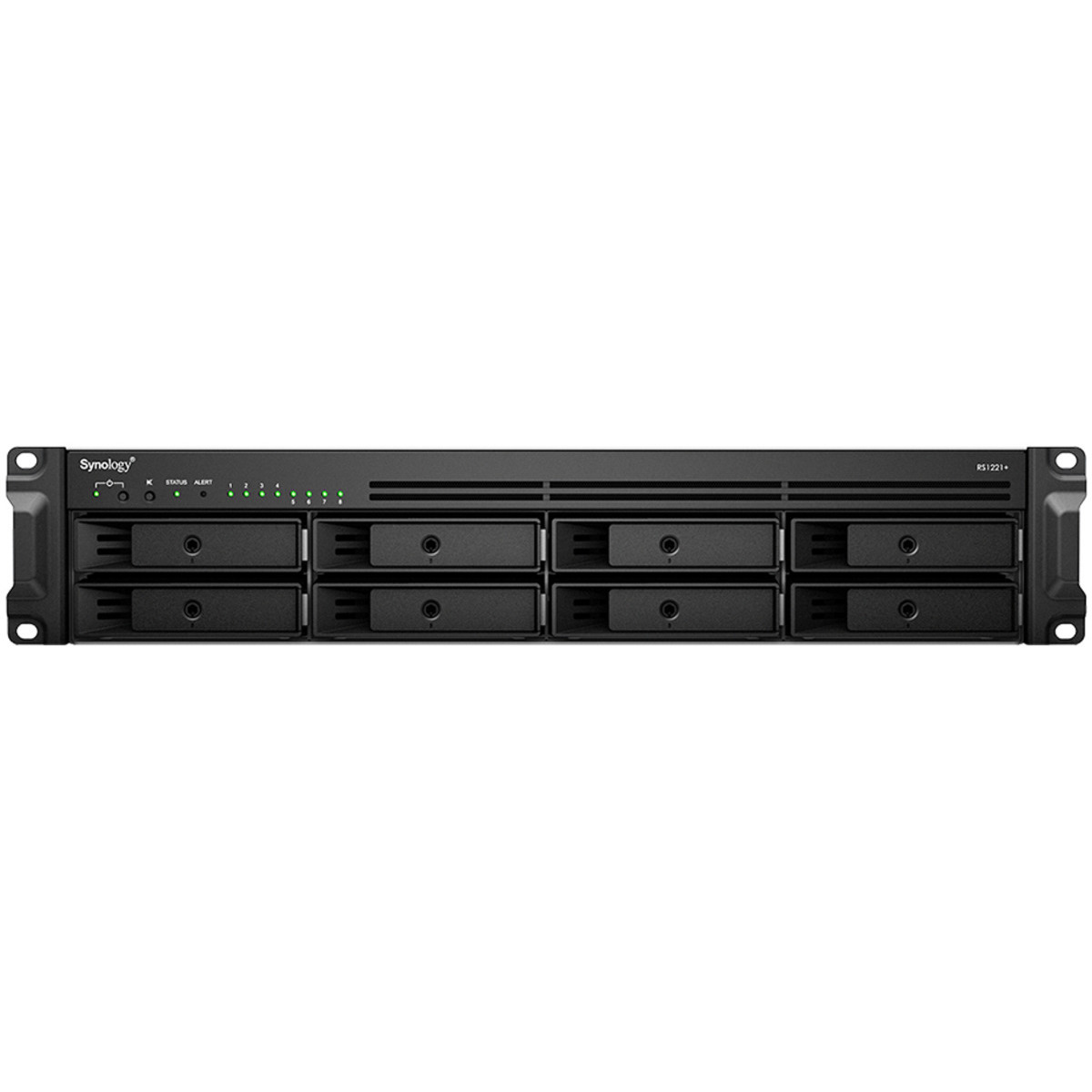 Synology RackStation RS1221+ 32tb 8-Bay RackMount Multimedia / Power User / Business NAS - Network Attached Storage Device 4x8tb Toshiba Enterprise Capacity MG08ADA800E 3.5 7200rpm SATA 6Gb/s HDD ENTERPRISE Class Drives Installed - Burn-In Tested RackStation RS1221+