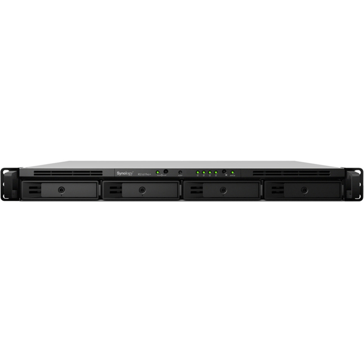 Synology RackStation RS1619xs+ 4tb 4-Bay RackMount Multimedia / Power User / Business NAS - Network Attached Storage Device 2x2tb Samsung 870 EVO MZ-77E2T0BAM 2.5 560/530MB/s SATA 6Gb/s SSD CONSUMER Class Drives Installed - Burn-In Tested RackStation RS1619xs+
