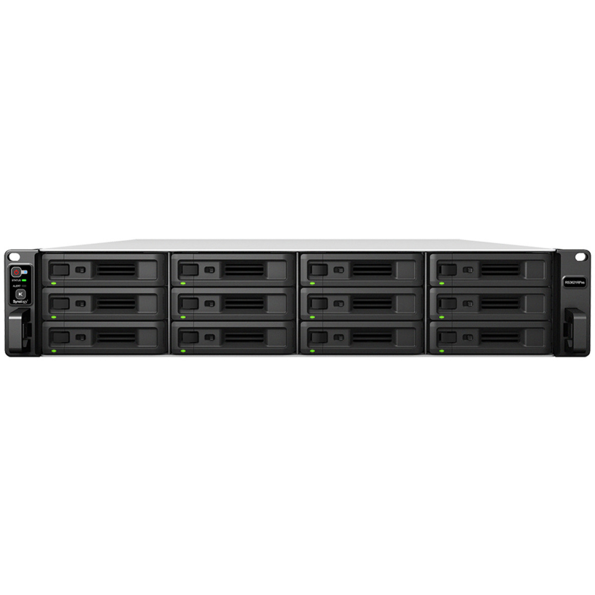 Synology RackStation RS3621RPxs 168tb 12-Bay RackMount Large Business / Enterprise NAS - Network Attached Storage Device 12x14tb Western Digital Gold WD142KRYZ 3.5 7200rpm SATA 6Gb/s HDD ENTERPRISE Class Drives Installed - Burn-In Tested RackStation RS3621RPxs