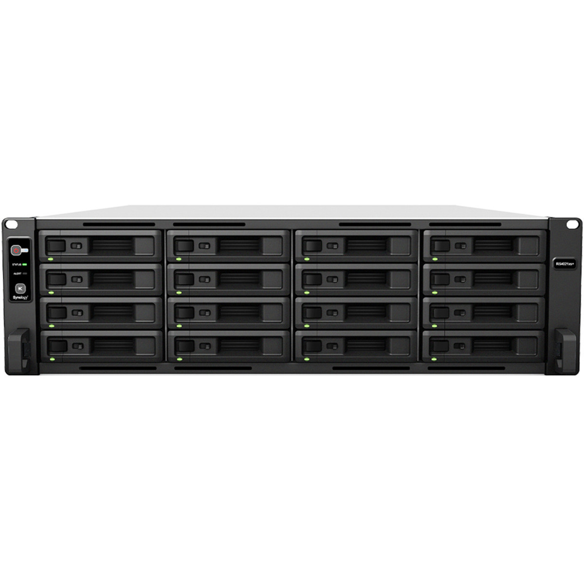 Synology RackStation RS4021xs+ 12tb 16-Bay RackMount Large Business / Enterprise NAS - Network Attached Storage Device 12x1tb Samsung 870 EVO MZ-77E1T0BAM 2.5 560/530MB/s SATA 6Gb/s SSD CONSUMER Class Drives Installed - Burn-In Tested RackStation RS4021xs+