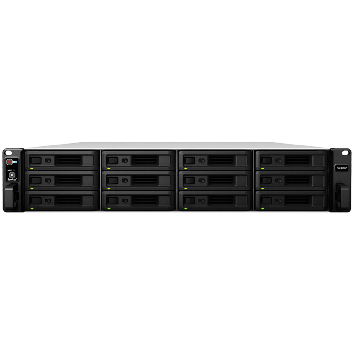 Synology RX1217 External Expansion Drive 28tb 12-Bay RackMount Large Business / Enterprise Expansion Enclosure 7x4tb Samsung 870 EVO MZ-77E4T0BAM 2.5 560/530MB/s SATA 6Gb/s SSD CONSUMER Class Drives Installed - Burn-In Tested - ON SALE RX1217 External Expansion Drive