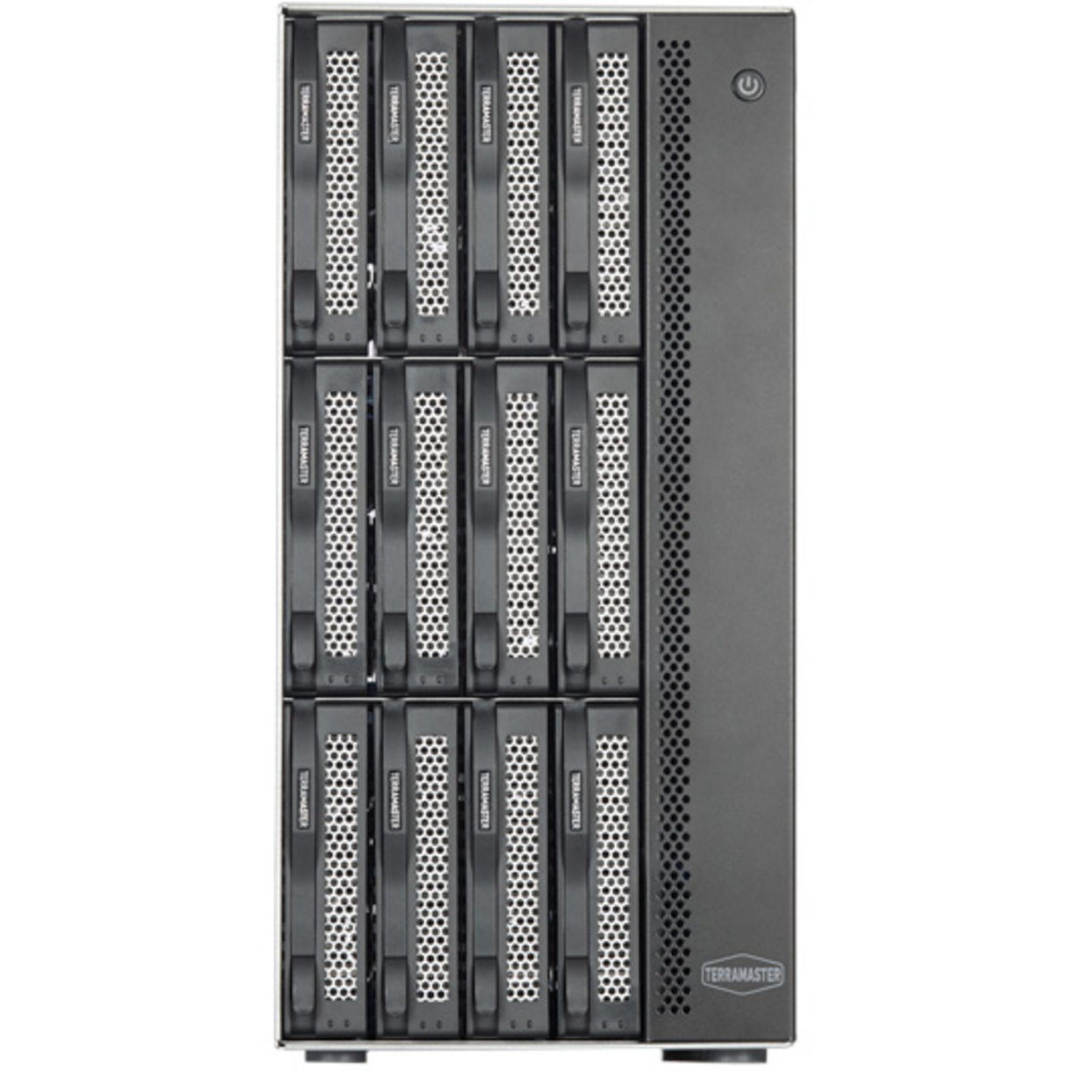 TerraMaster T12-423 154tb 12-Bay Desktop Multimedia / Power User / Business NAS - Network Attached Storage Device 7x22tb Seagate EXOS X22 ST22000NM001E 3.5 7200rpm SATA 6Gb/s HDD ENTERPRISE Class Drives Installed - Burn-In Tested T12-423