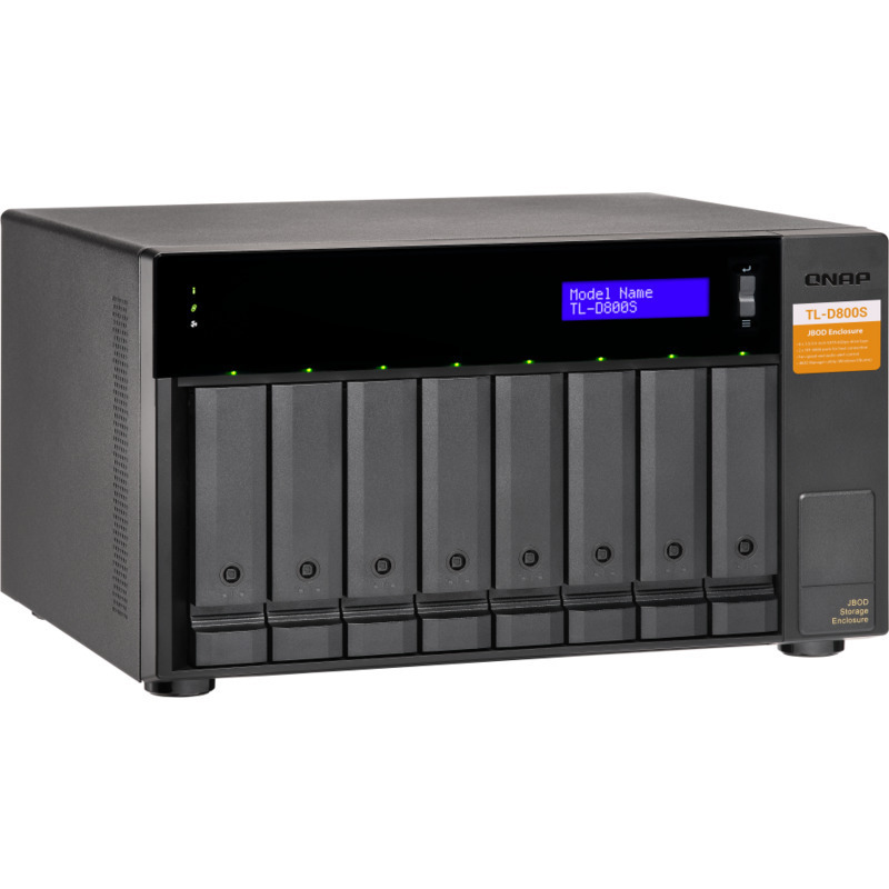 QNAP TL-D800S External Expansion Drive 8-Bay Expansion Enclosure Burn-In Tested Configurations