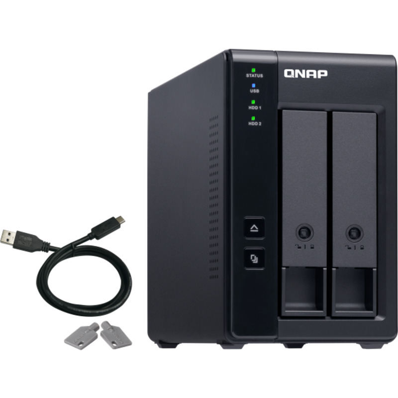 QNAP TR-002 External Expansion Drive 2-Bay Expansion Enclosure Burn-In Tested Configurations