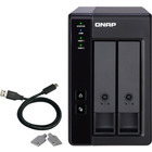 QNAP TR-002 External Expansion Drive Desktop 2-Bay Multimedia / Power User / Business Expansion Enclosure Burn-In Tested Configurations TR-002 External Expansion Drive