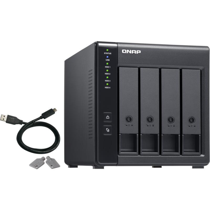 QNAP TR-004 External Expansion Drive 4-Bay Expansion Enclosure Burn-In Tested Configurations
