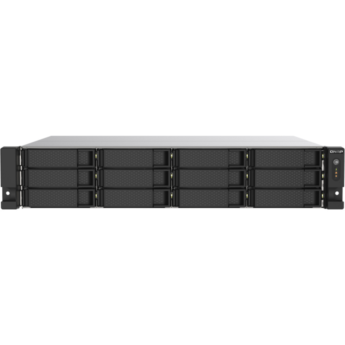 QNAP TS-1273AU-RP 160tb 12-Bay RackMount Multimedia / Power User / Business NAS - Network Attached Storage Device 8x20tb Seagate EXOS X20 ST20000NM007D 3.5 7200rpm SATA 6Gb/s HDD ENTERPRISE Class Drives Installed - Burn-In Tested - FREE RAM UPGRADE TS-1273AU-RP
