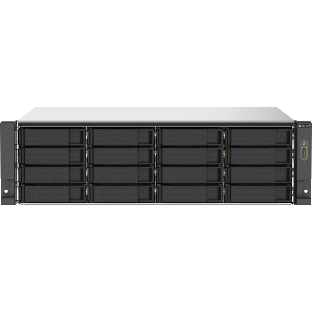 QNAP TS-1673AU-RP 256tb 16-Bay RackMount Multimedia / Power User / Business NAS - Network Attached Storage Device 16x16tb Seagate EXOS X18 ST16000NM000J 3.5 7200rpm SATA 6Gb/s HDD ENTERPRISE Class Drives Installed - Burn-In Tested - FREE RAM UPGRADE TS-1673AU-RP