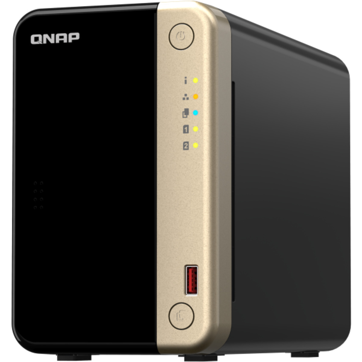 QNAP TS-264 32tb 2-Bay Desktop Multimedia / Power User / Business NAS - Network Attached Storage Device 2x16tb Seagate IronWolf Pro ST16000NT001 3.5 7200rpm SATA 6Gb/s HDD NAS Class Drives Installed - Burn-In Tested - ON SALE TS-264