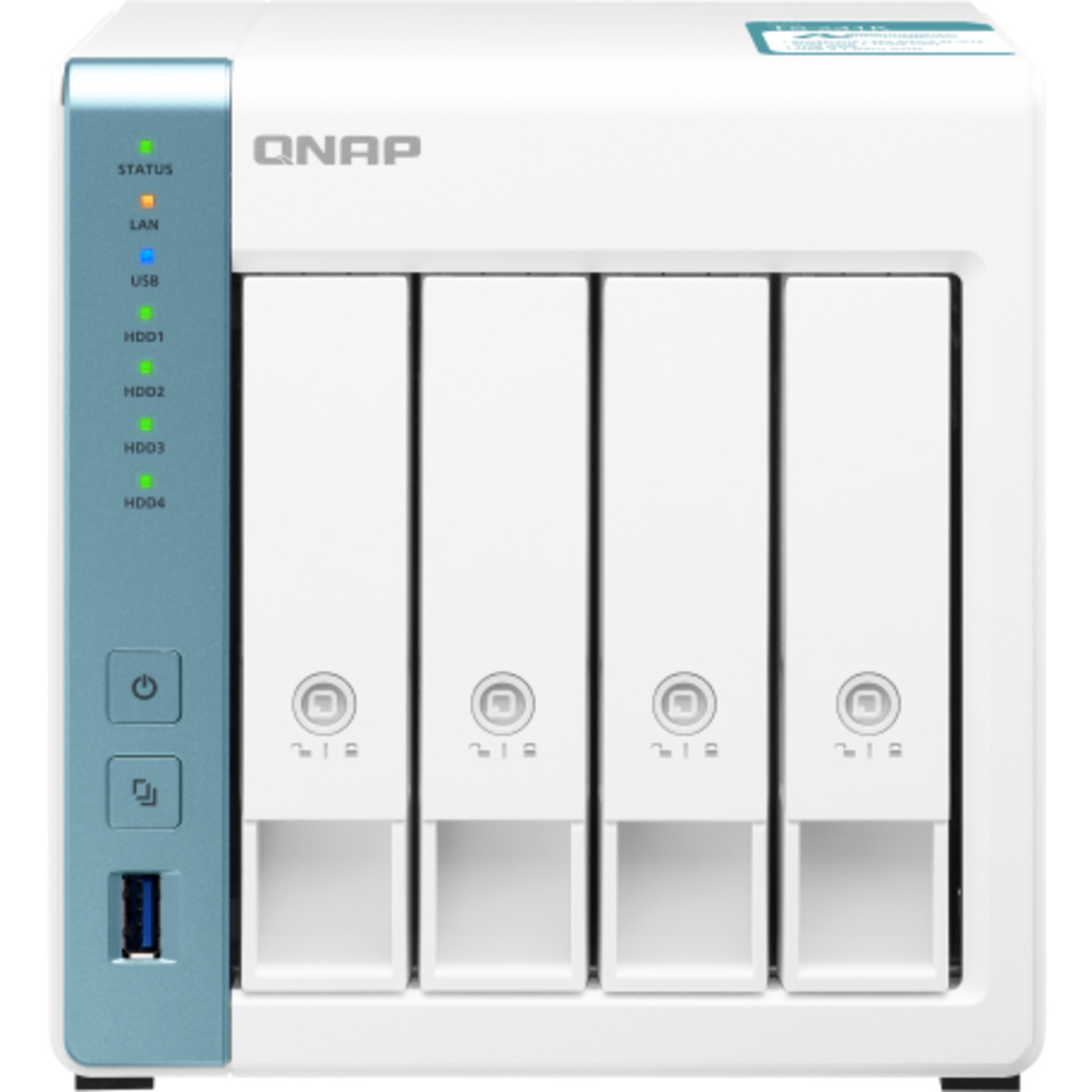 QNAP TS-431K 32tb 4-Bay Desktop Personal / Basic Home / Small Office NAS - Network Attached Storage Device 4x8tb Western Digital Red Plus WD80EFPX 3.5 7200rpm SATA 6Gb/s HDD NAS Class Drives Installed - Burn-In Tested TS-431K