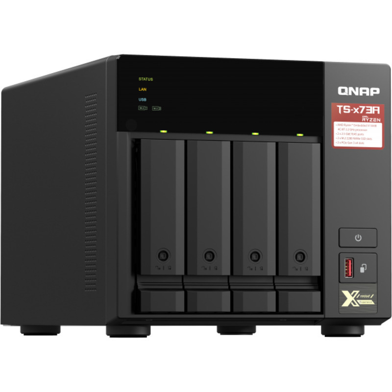 QNAP TS-473A 4-Bay NAS - Network Attached Storage Device Burn-In Tested Configurations