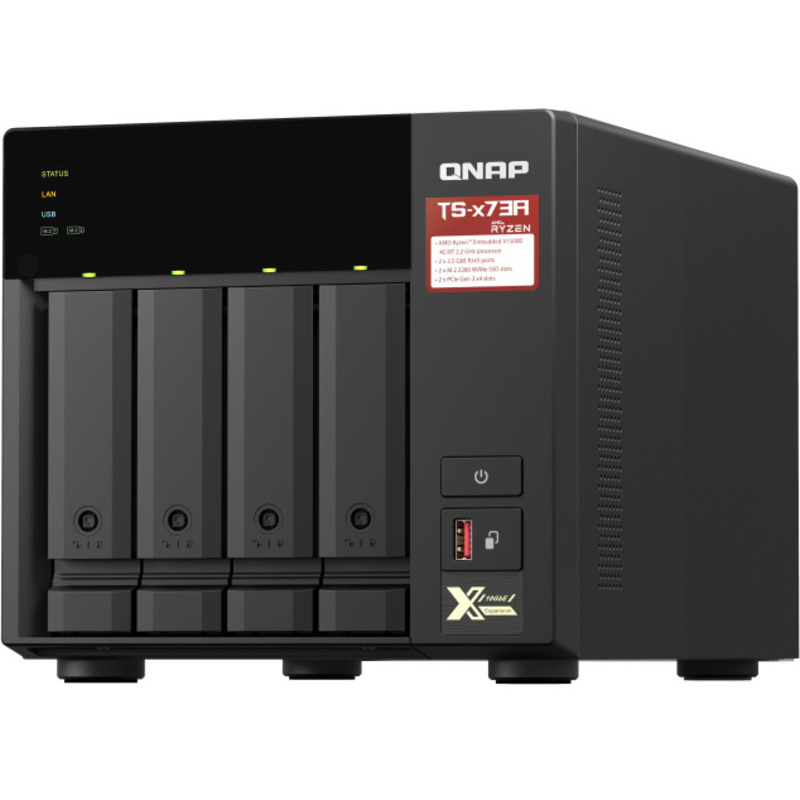 QNAP TS-473A 4-Bay NAS - Network Attached Storage Device Burn-In Tested Configurations
