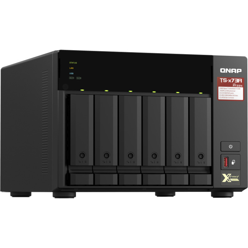 QNAP TS-673A 6-Bay NAS - Network Attached Storage Device Burn-In Tested Configurations