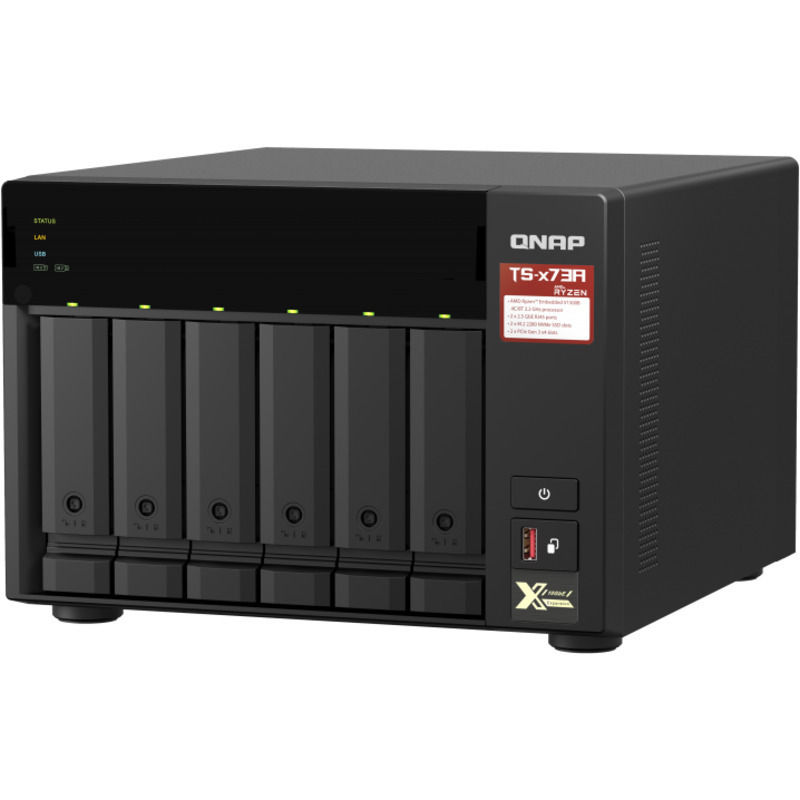 QNAP TS-673A 6-Bay NAS - Network Attached Storage Device Burn-In Tested Configurations
