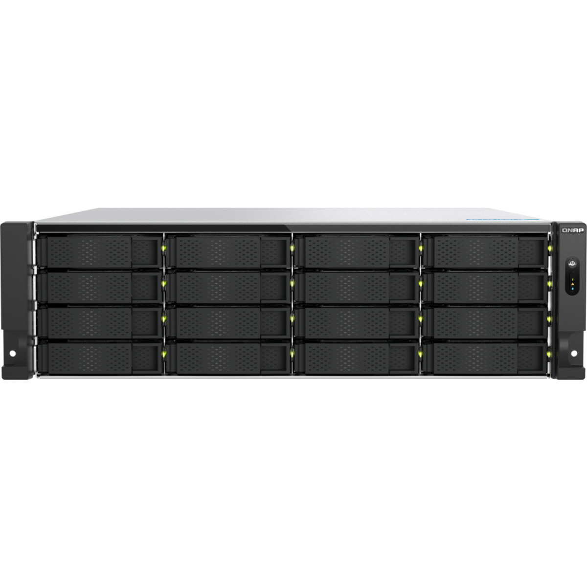 QNAP TS-h1677AXU-RP QUTS hero Ryzen 7 78tb 16-Bay RackMount Large Business / Enterprise NAS - Network Attached Storage Device 13x6tb Western Digital Red Plus WD60EFPX 3.5 5640rpm SATA 6Gb/s HDD NAS Class Drives Installed - Burn-In Tested TS-h1677AXU-RP QUTS hero Ryzen 7