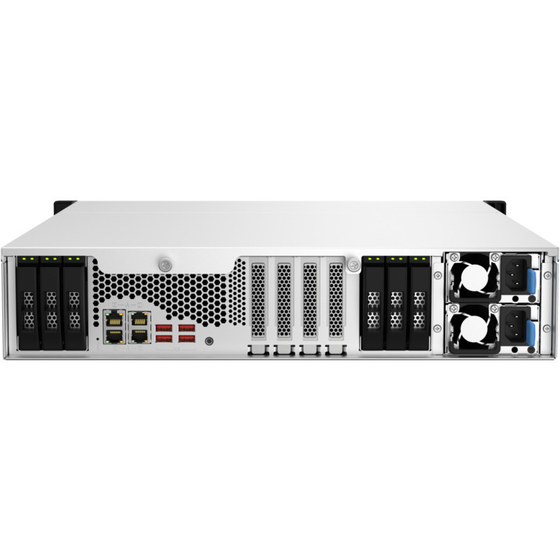 QNAP TS-h1887XU-RP E-2334 QuTS hero Edition 12+6-Bay NAS - Network Attached Storage Device Burn-In Tested Configurations