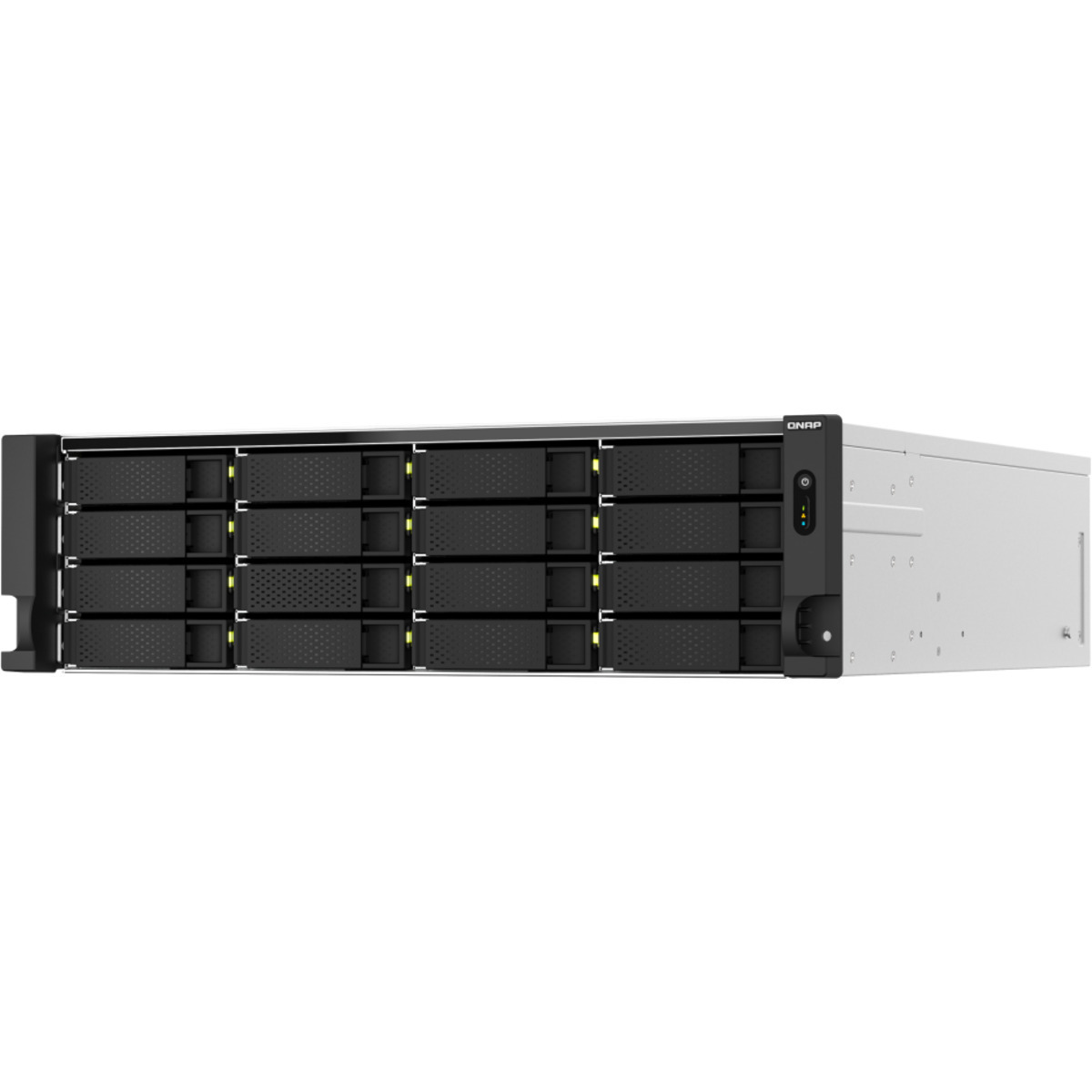 QNAP TS-h2287XU-RP E-2336 QuTS hero Edition 44tb 16+6-Bay RackMount Large Business / Enterprise NAS - Network Attached Storage Device 11x4tb Samsung 870 EVO MZ-77E4T0BAM 2.5 560/530MB/s SATA 6Gb/s SSD CONSUMER Class Drives Installed - Burn-In Tested - ON SALE TS-h2287XU-RP E-2336 QuTS hero Edition