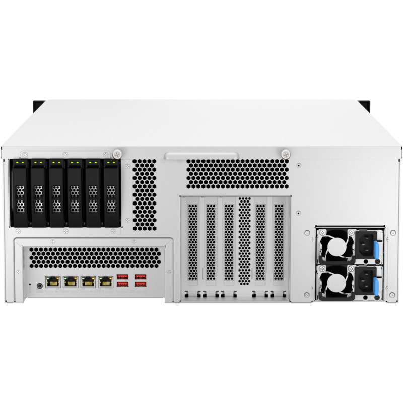 QNAP TS-h3087XU-RP E-2378 QuTS hero Edition 24+6-Bay NAS - Network Attached Storage Device Burn-In Tested Configurations
