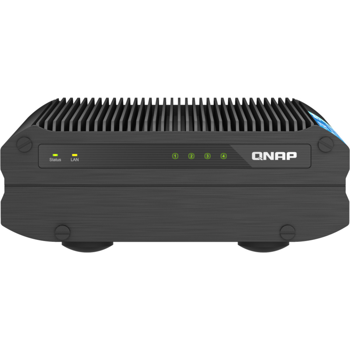 QNAP TS-i410X 4tb 4-Bay Desktop Multimedia / Power User / Business NAS - Network Attached Storage Device 2x2tb Samsung 870 QVO MZ-77Q2T0 2.5 560/530MB/s SATA 6Gb/s SSD CONSUMER Class Drives Installed - Burn-In Tested TS-i410X