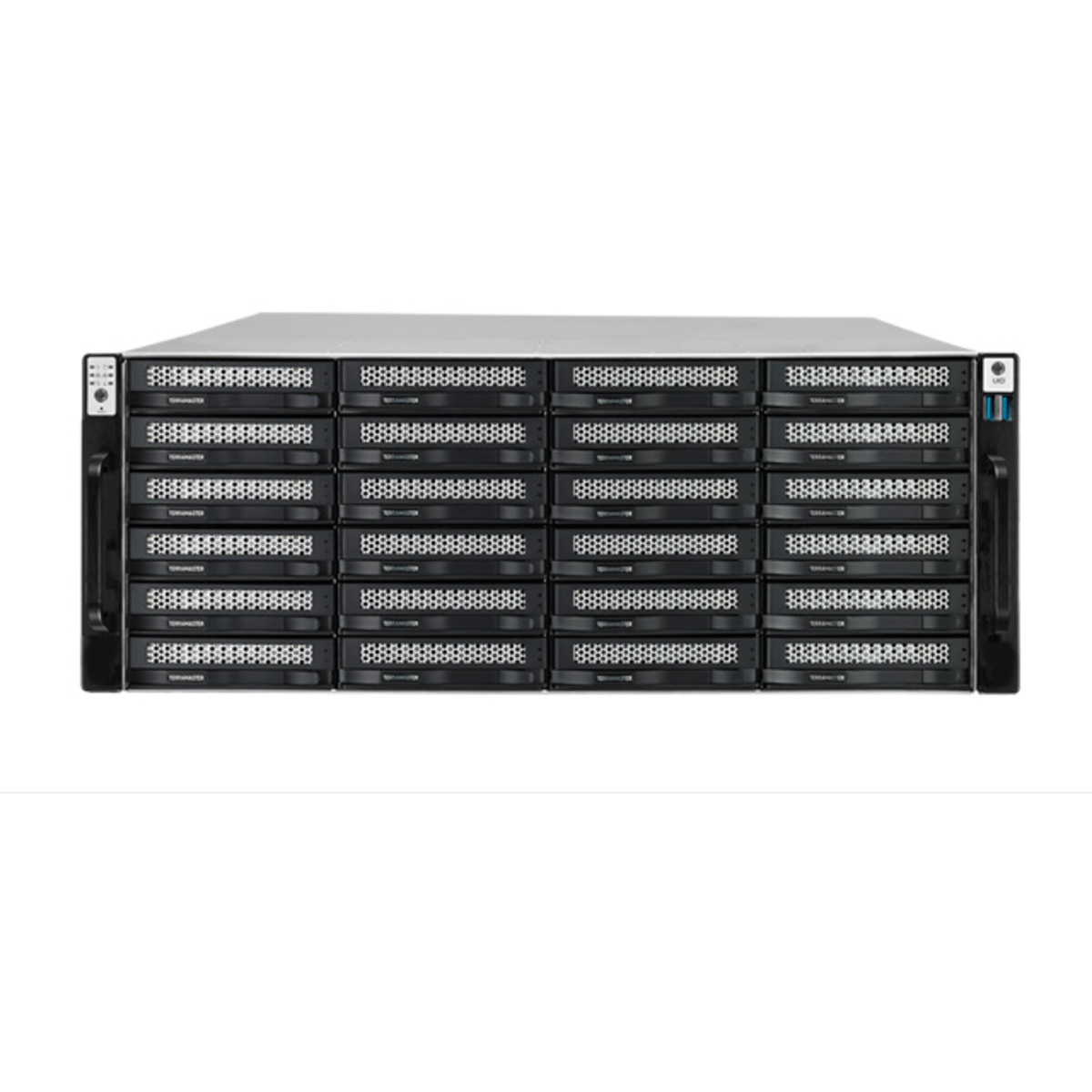 TerraMaster U24-722-2224 92tb 24-Bay RackMount Large Business / Enterprise NAS - Network Attached Storage Device 23x4tb Crucial MX500 CT4000MX500SSD1 2.5 560/510MB/s SATA 6Gb/s SSD CONSUMER Class Drives Installed - Burn-In Tested U24-722-2224