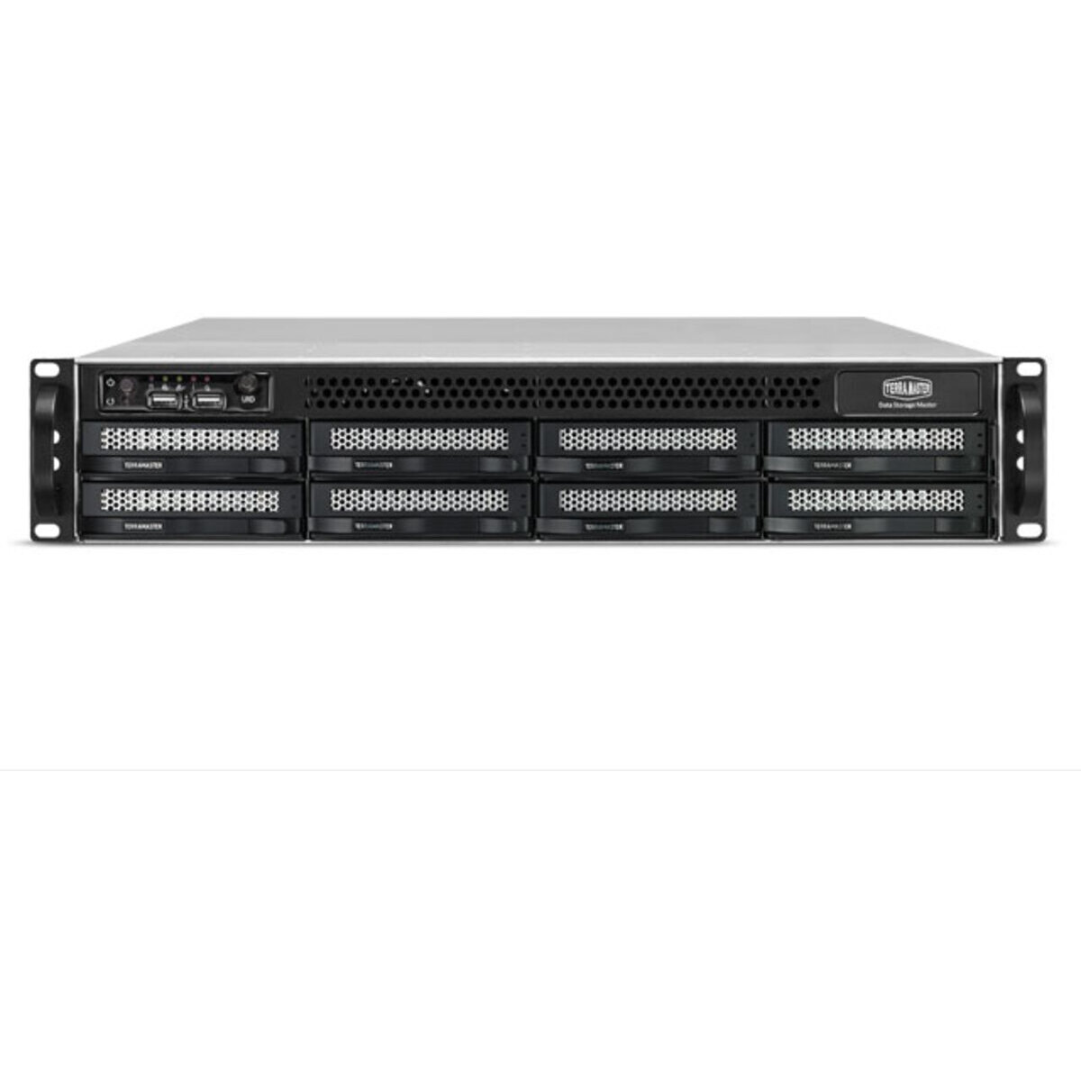 TerraMaster U8-522-9400 70tb 8-Bay RackMount Large Business / Enterprise NAS - Network Attached Storage Device 7x10tb Seagate EXOS X18 ST10000NM018G 3.5 7200rpm SATA 6Gb/s HDD ENTERPRISE Class Drives Installed - Burn-In Tested U8-522-9400