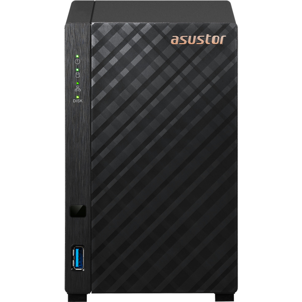 ASUSTOR DRIVESTOR 2 Gen2 AS1202T 32tb 2-Bay Desktop Personal / Basic Home / Small Office NAS - Network Attached Storage Device 2x16tb TeamGroup EX2 Elite T253E2016T0C101 2.5 550/520MB/s SATA 6Gb/s SSD CONSUMER Class Drives Installed - Burn-In Tested DRIVESTOR 2 Gen2 AS1202T