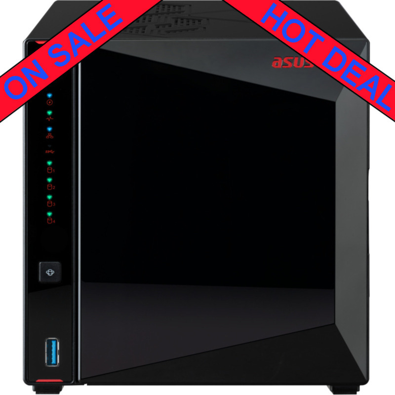 ASUSTOR Nimbustor 4 Gen2 AS5404T Desktop 4-Bay Multimedia / Power User / Business NAS - Network Attached Storage Device Burn-In Tested Configurations - ON SALE - FREE RAM UPGRADE Nimbustor 4 Gen2 AS5404T