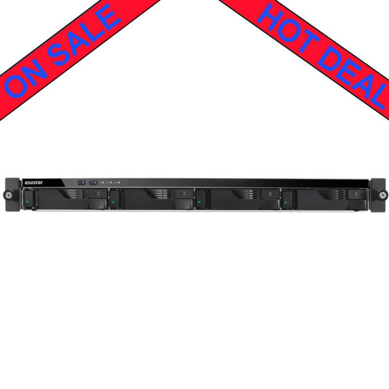 ASUSTOR LOCKERSTOR 4RD AS6504RD 104tb NAS 4x26tb WD Gold HDD Drives Installed - ON SALE - FREE RAM UPGRADE