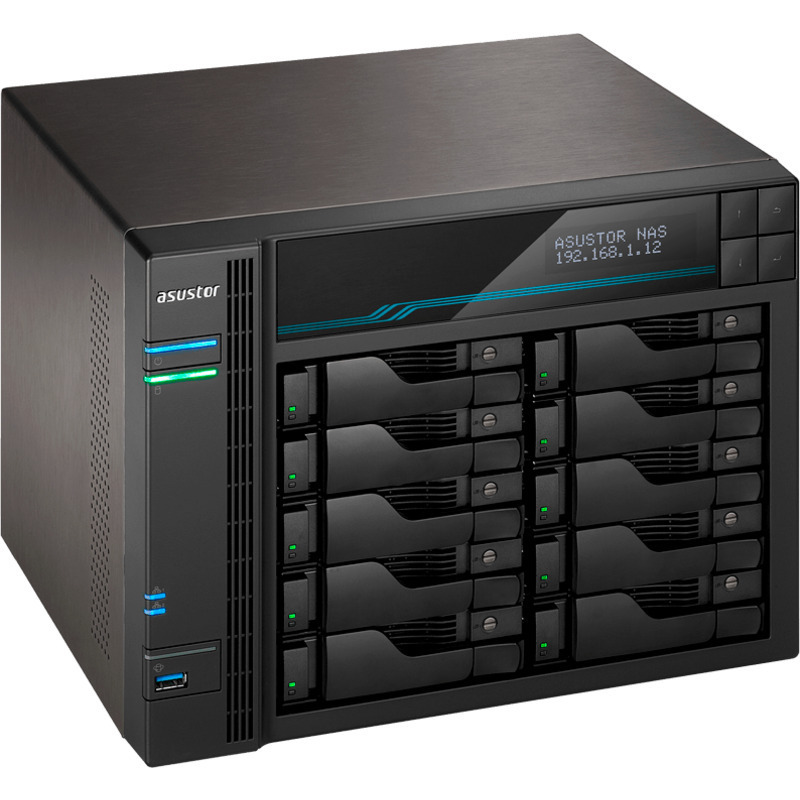 ASUSTOR AS6510T NAS - Network Attached Storage Device Burn-In Tested Configurations - FREE RAM UPGRADE
