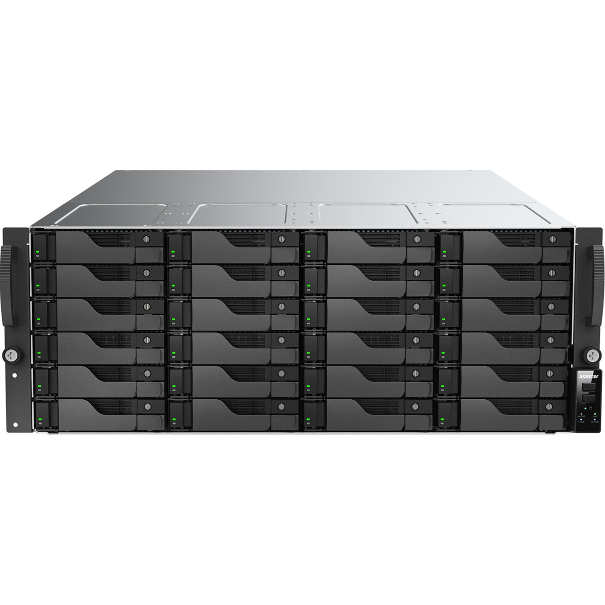 ASUSTOR AS7224RDX Lockerstor 24R Pro Gen2 44tb 24-Bay RackMount Large Business / Enterprise NAS - Network Attached Storage Device 22x2tb Samsung 870 EVO MZ-77E2T0BAM 2.5 560/530MB/s SATA 6Gb/s SSD CONSUMER Class Drives Installed - Burn-In Tested AS7224RDX Lockerstor 24R Pro Gen2