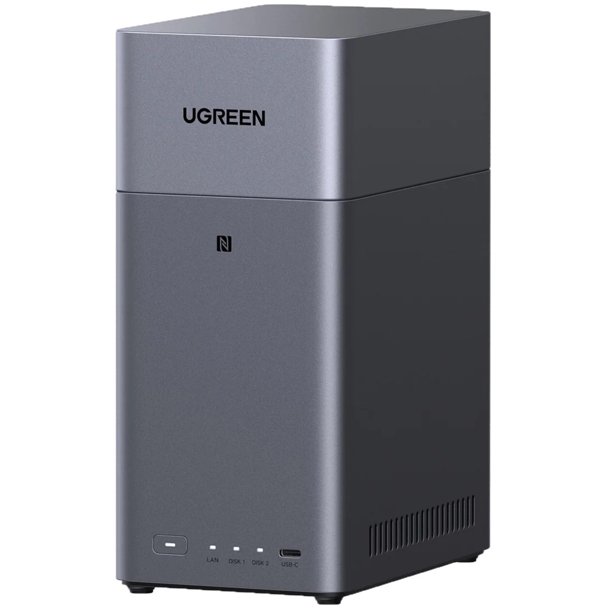 UGREEN NASync DH2300 48tb 2-Bay Desktop Personal / Basic Home / Small Office NAS - Network Attached Storage Device 2x24tb Western Digital Gold WD242KRYZ 3.5 7200rpm SATA 6Gb/s HDD ENTERPRISE Class Drives Installed - Burn-In Tested - ON SALE NASync DH2300