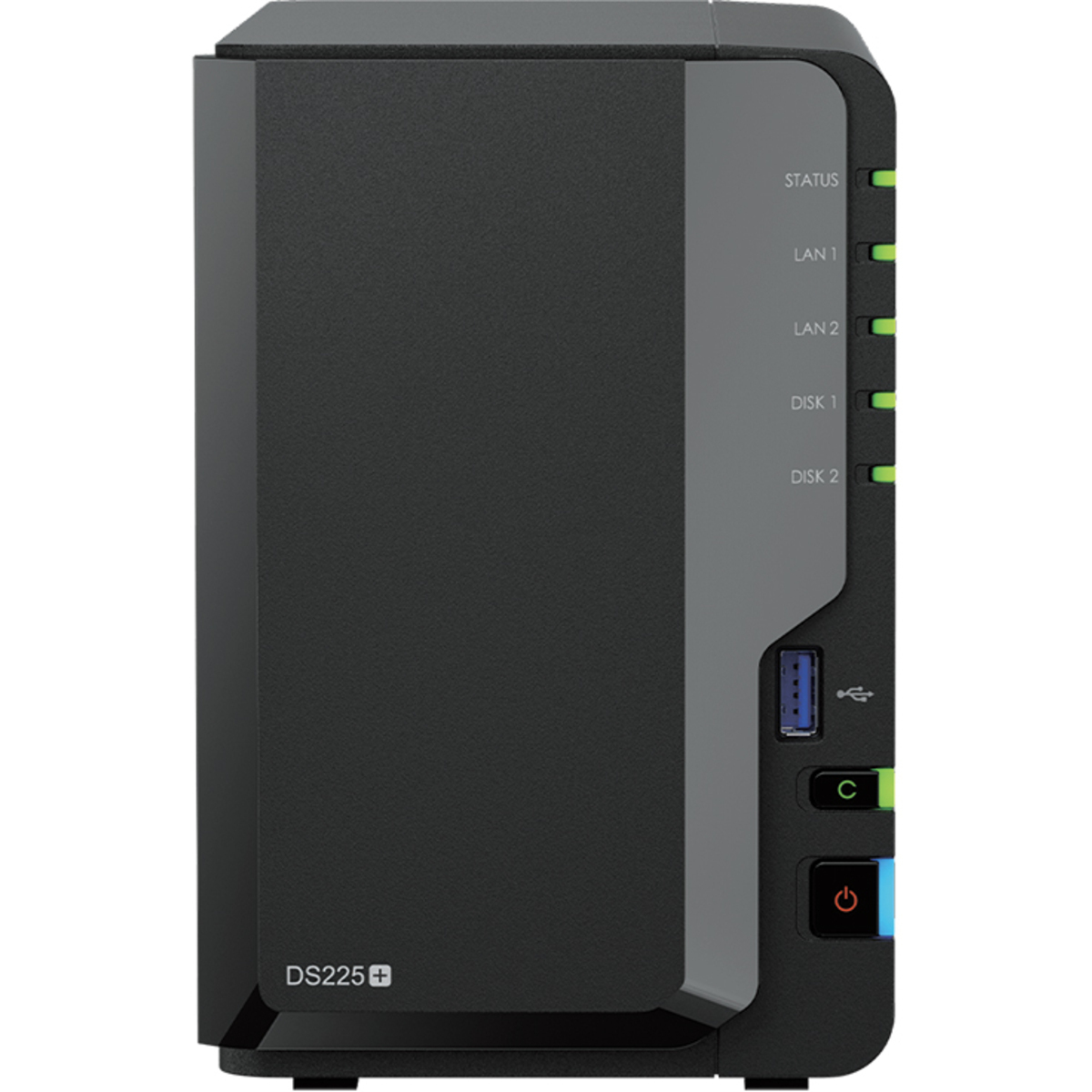 Synology DiskStation DS225+ Desktop 2-Bay Personal / Basic Home / Small Office NAS - Network Attached Storage Device Burn-In Tested Configurations DiskStation DS225+