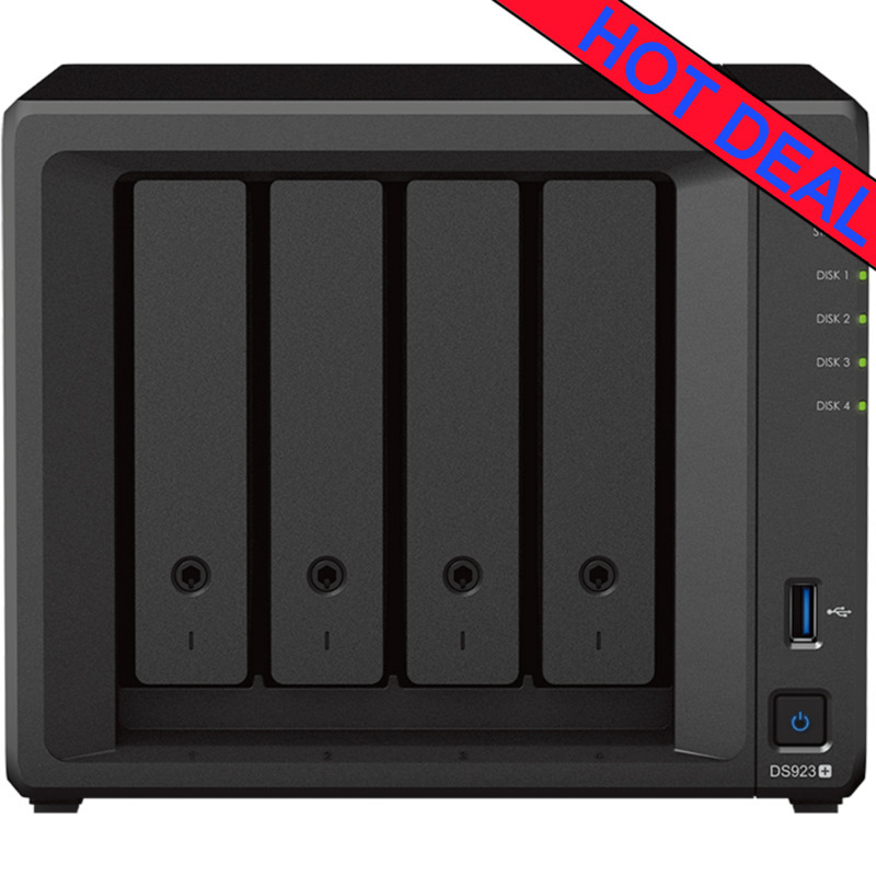 Synology DiskStation DS923+ 64tb NAS 4x16tb Seagate IronWolf Pro HDD Drives Installed - ON SALE - FREE RAM UPGRADE